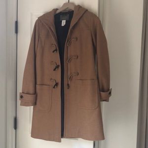 J crew Camel Toggle Coat 2